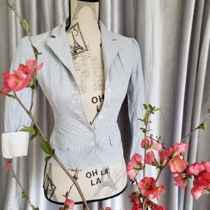 Rugby Searsucker Fitted Blazer